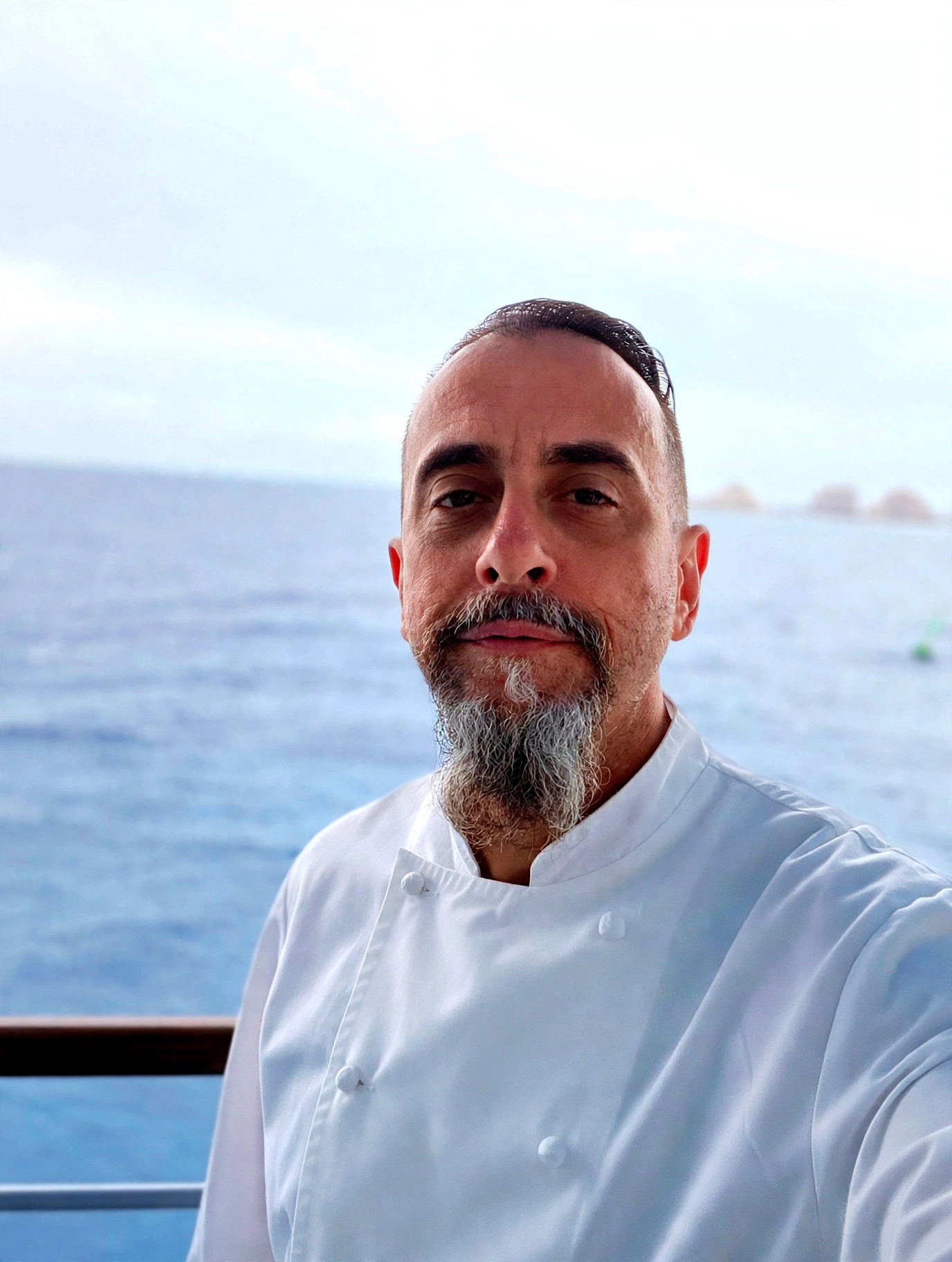 Chef Tony Durso in chef whites