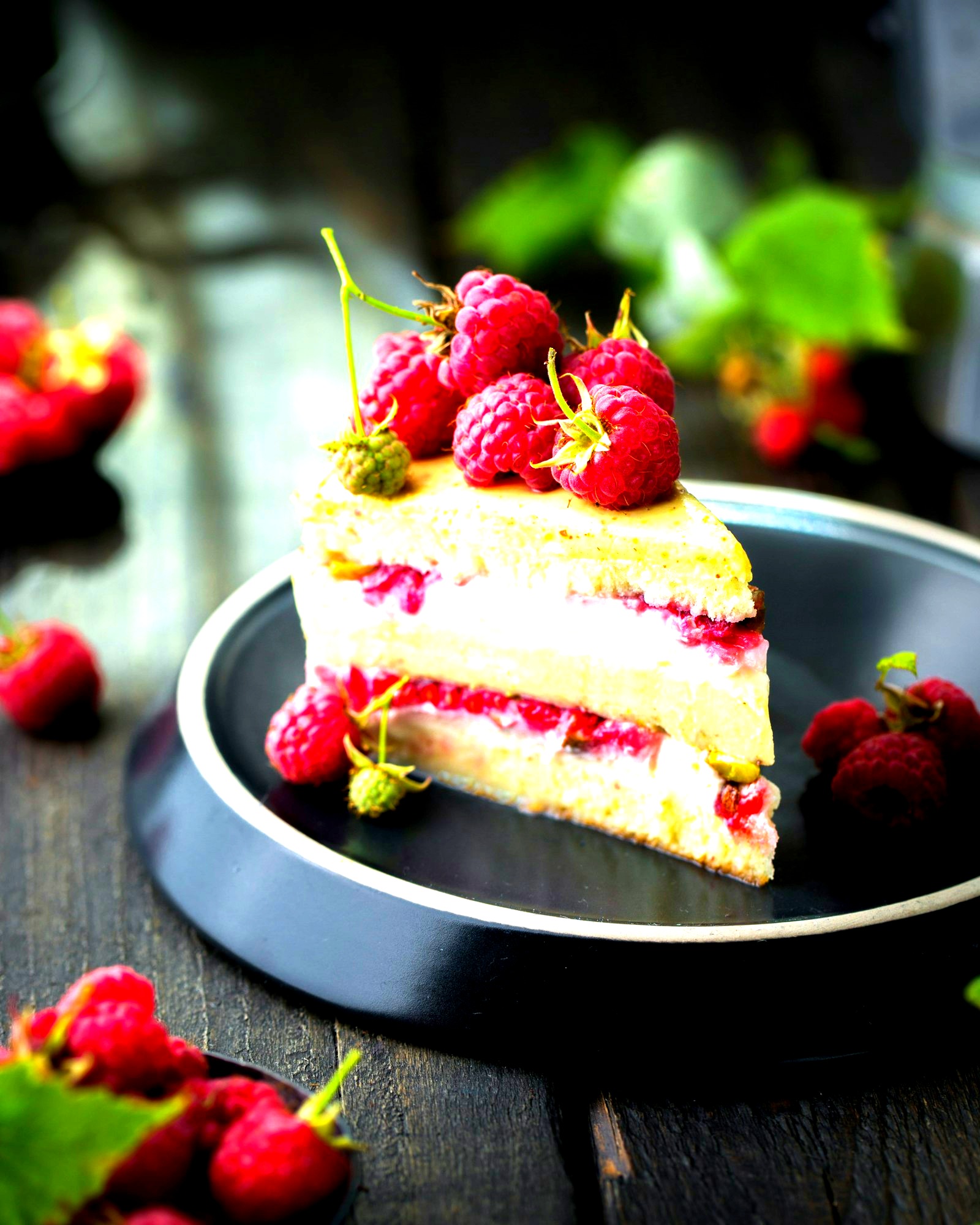 Berry cake dessert