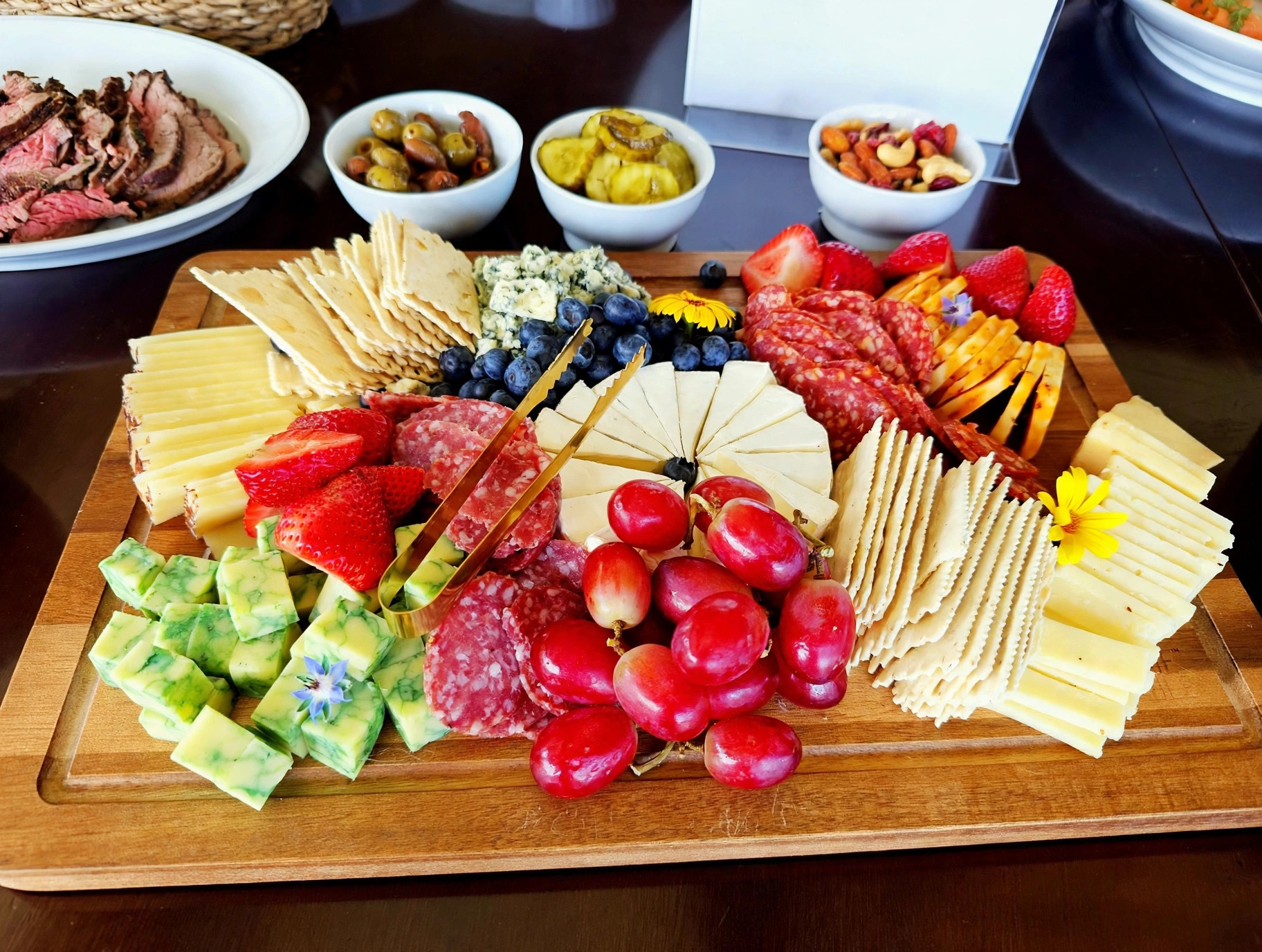Artisan charcuterie board by Chef Tony