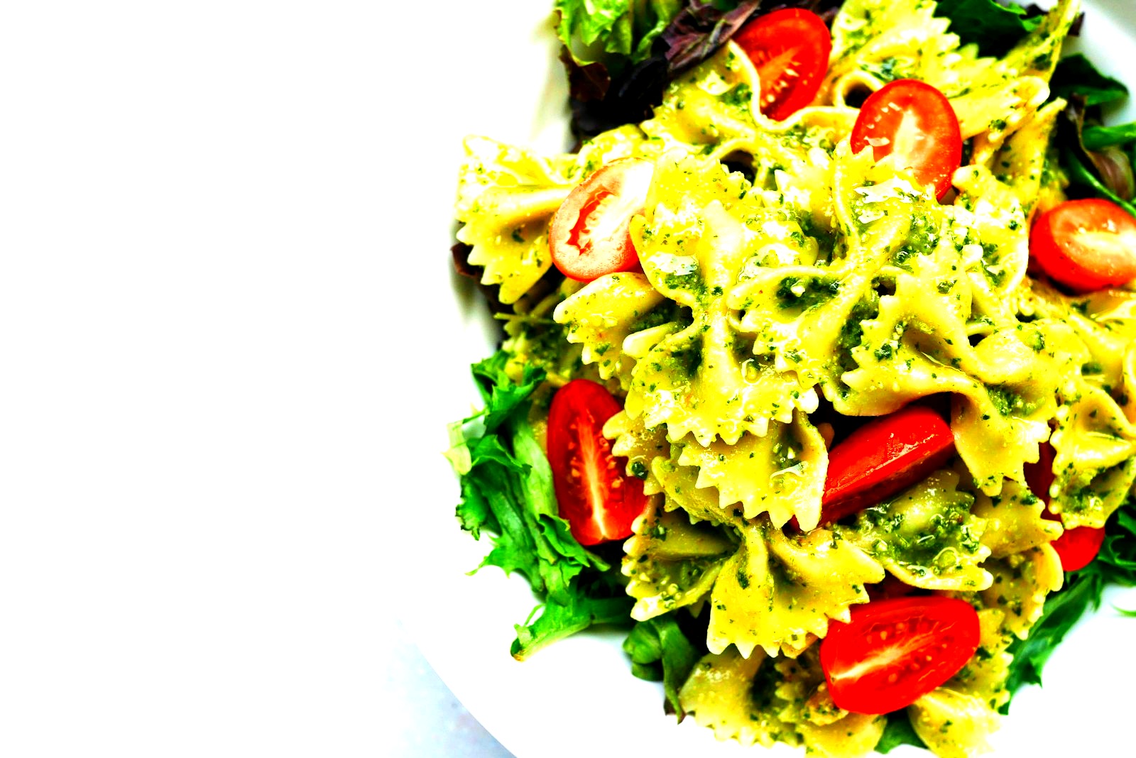 Pasta with pesto