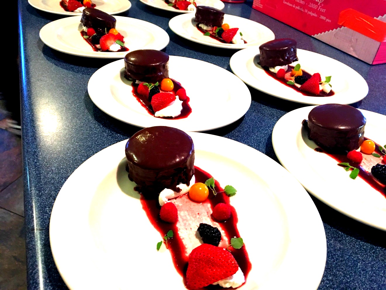 Celebratory birthday desserts